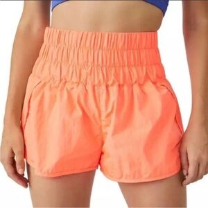 Free People Movement The Way Home Shorts - Papaya Coral